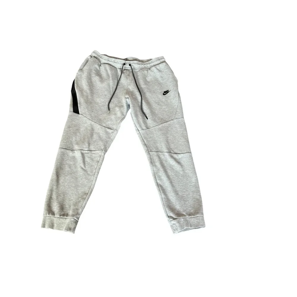 Nike Tech Fleece Joggers Mens XL Heather Grey Tapered Sweatpants CU4495-063